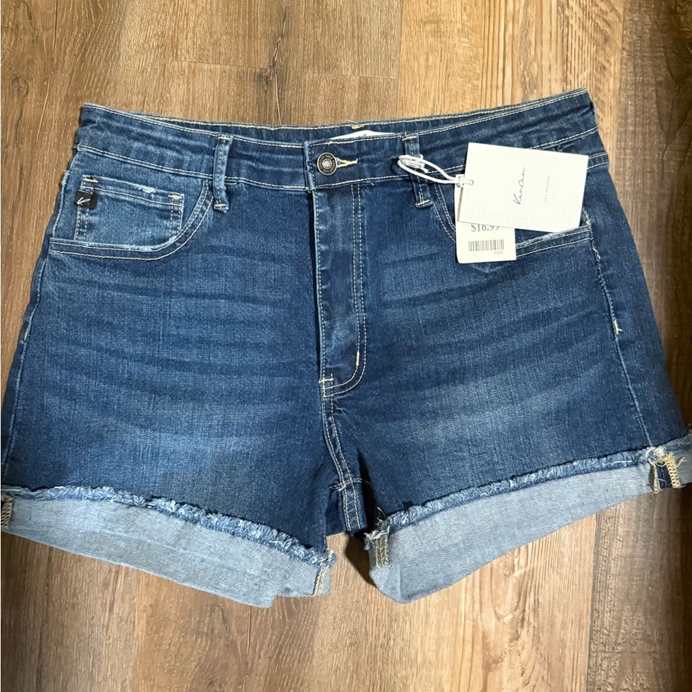 KanCan Blue Jean Shorts Classic Cut-Off Style